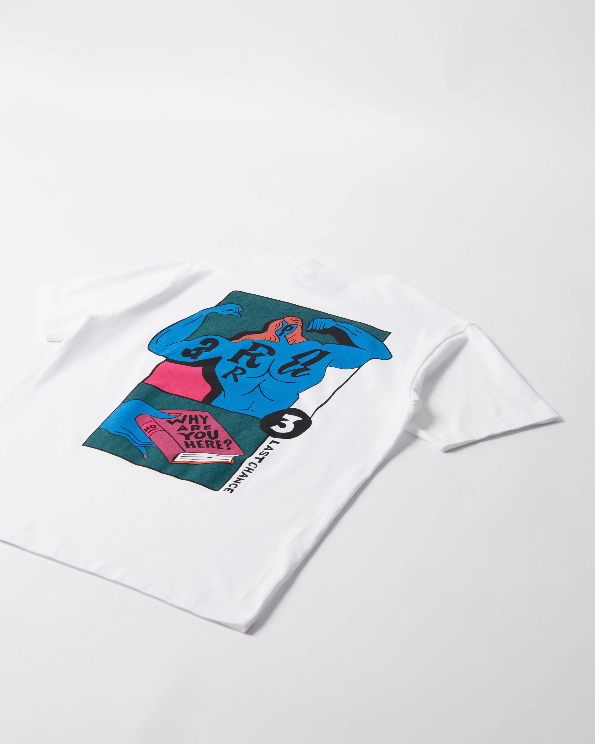 byParra Why Are You Here T-Shirt (White) - Image 4