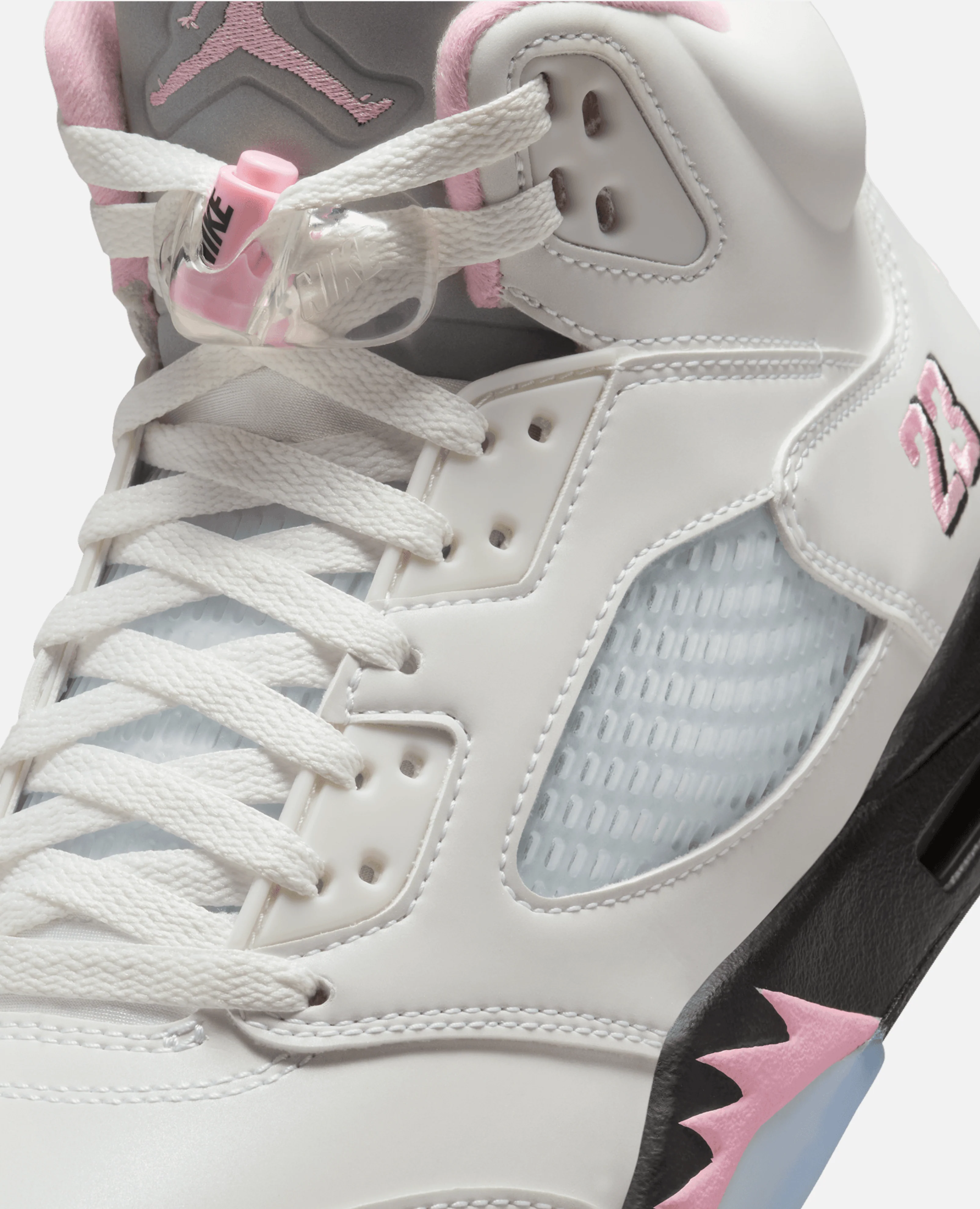 Nike Air Jordan 5 Retro "Medium Soft Pink" (White/Med Soft Pink-Black) - Image 8