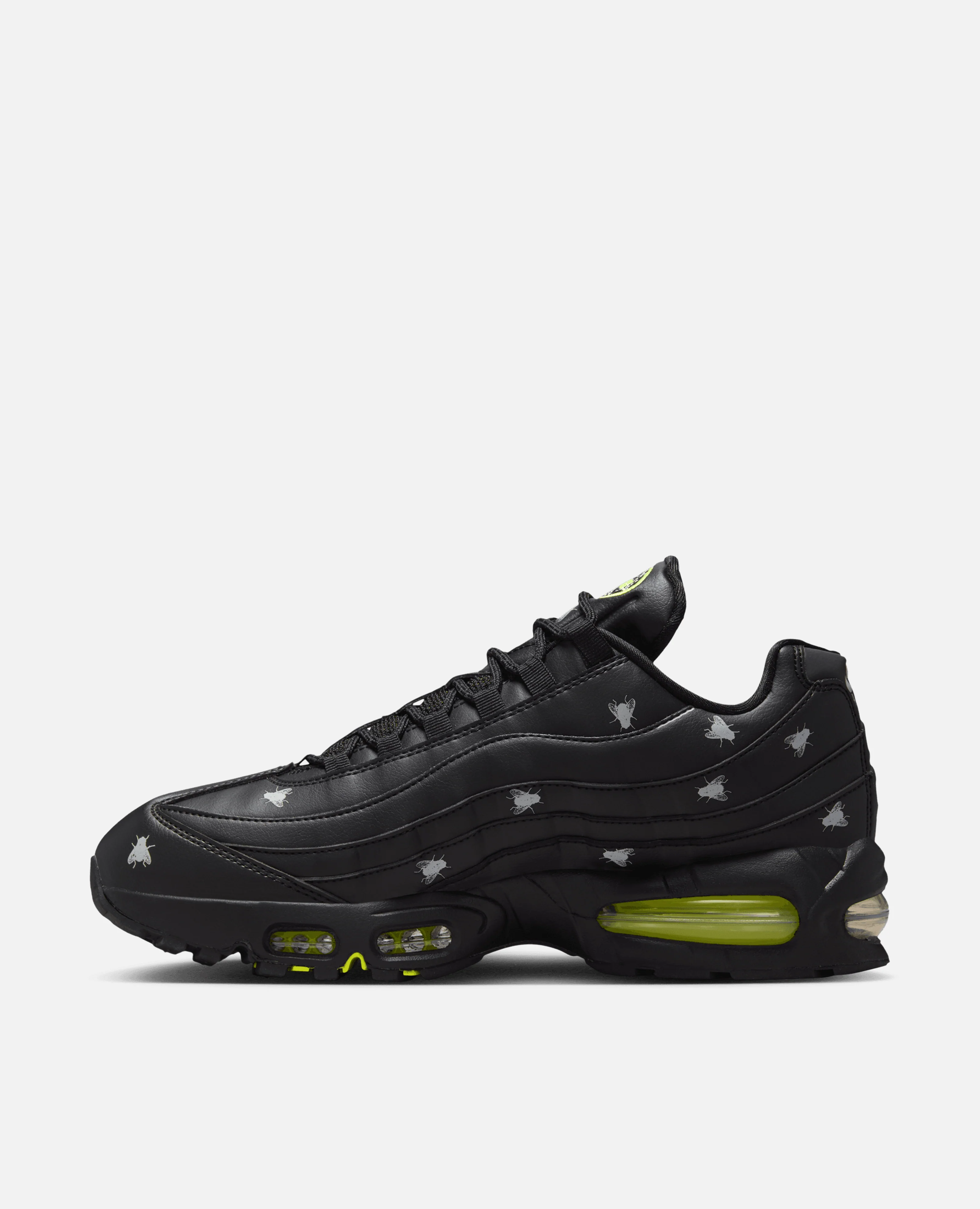 Nike Air Max 95 Premium (Black/Neon Yellow-Black-MTLC Dark Grey) - Image 3