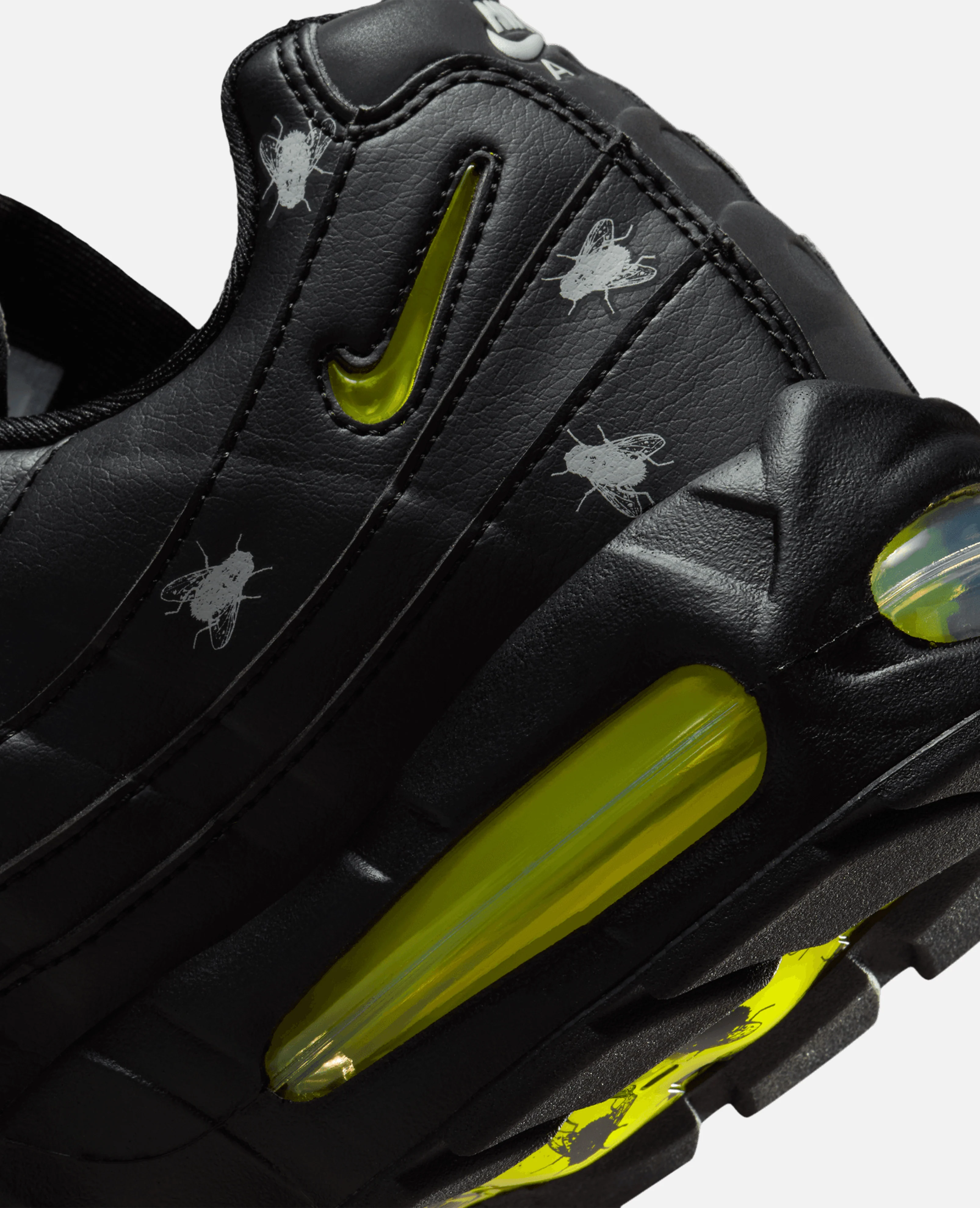 Nike Air Max 95 Premium (Black/Neon Yellow-Black-MTLC Dark Grey) - Image 8