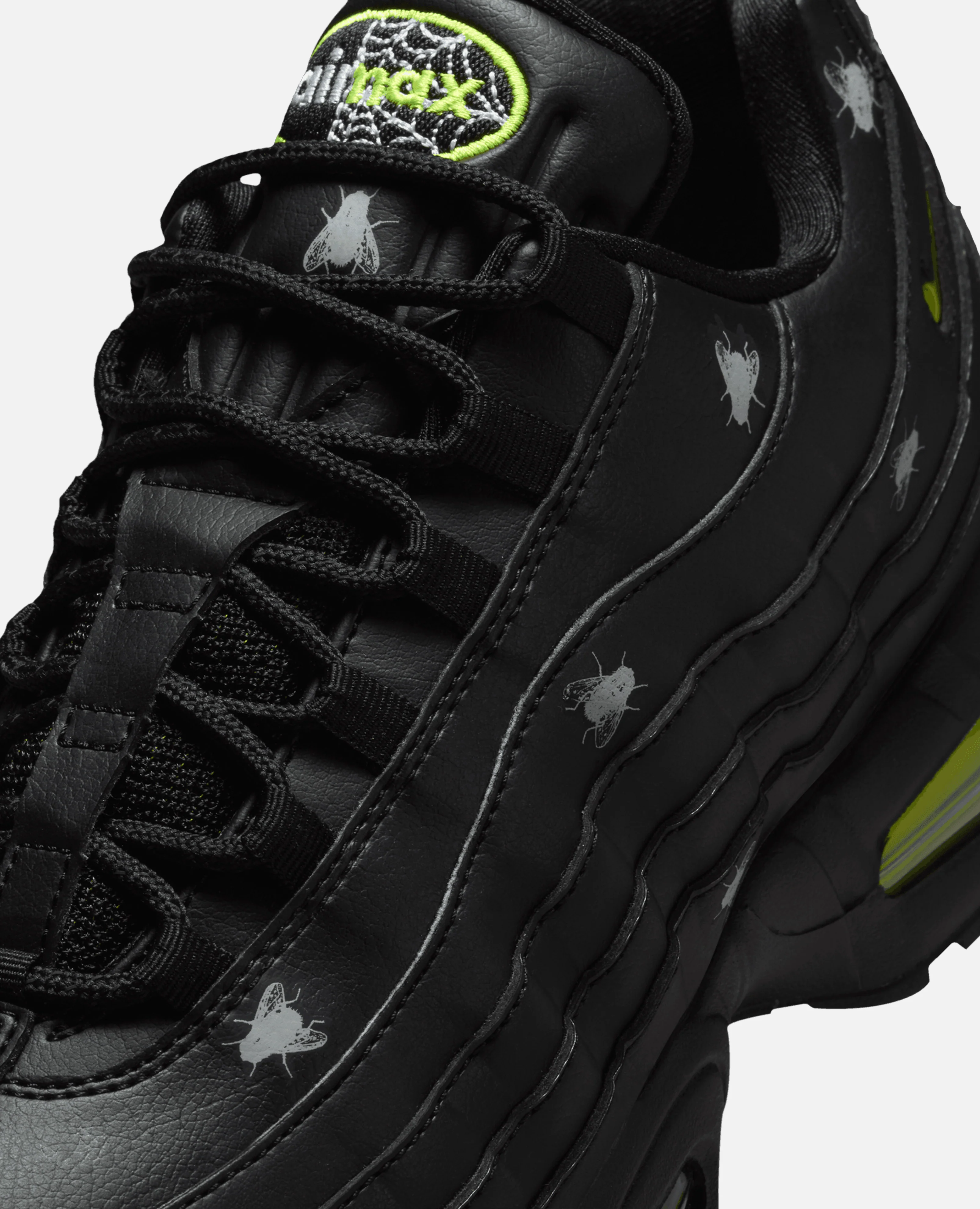 Nike Air Max 95 Premium (Black/Neon Yellow-Black-MTLC Dark Grey) - Image 9