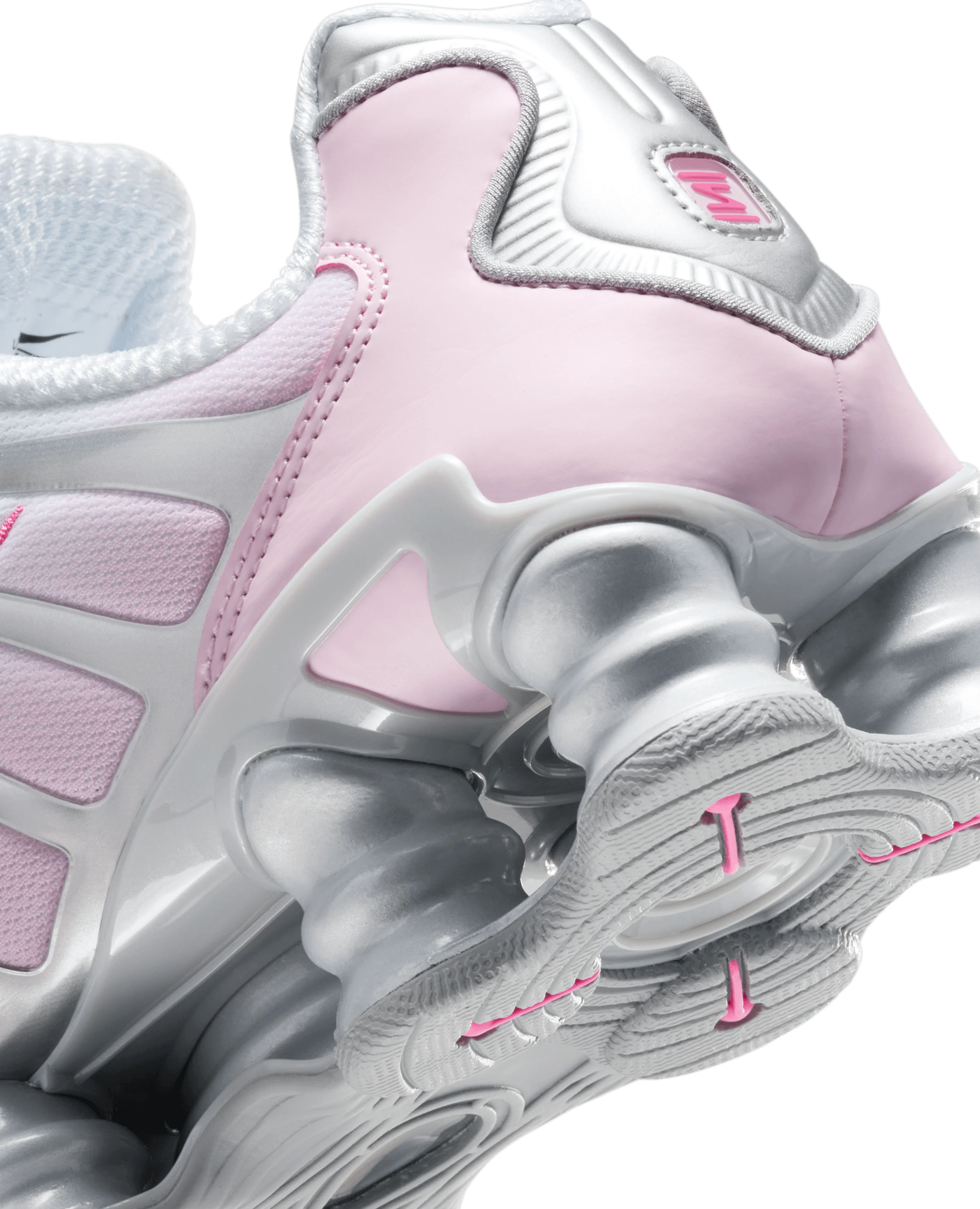 Nike WMNS Shox TL (MTLC Plantinum/Pinksicle-Pink Foam-White) - Image 3