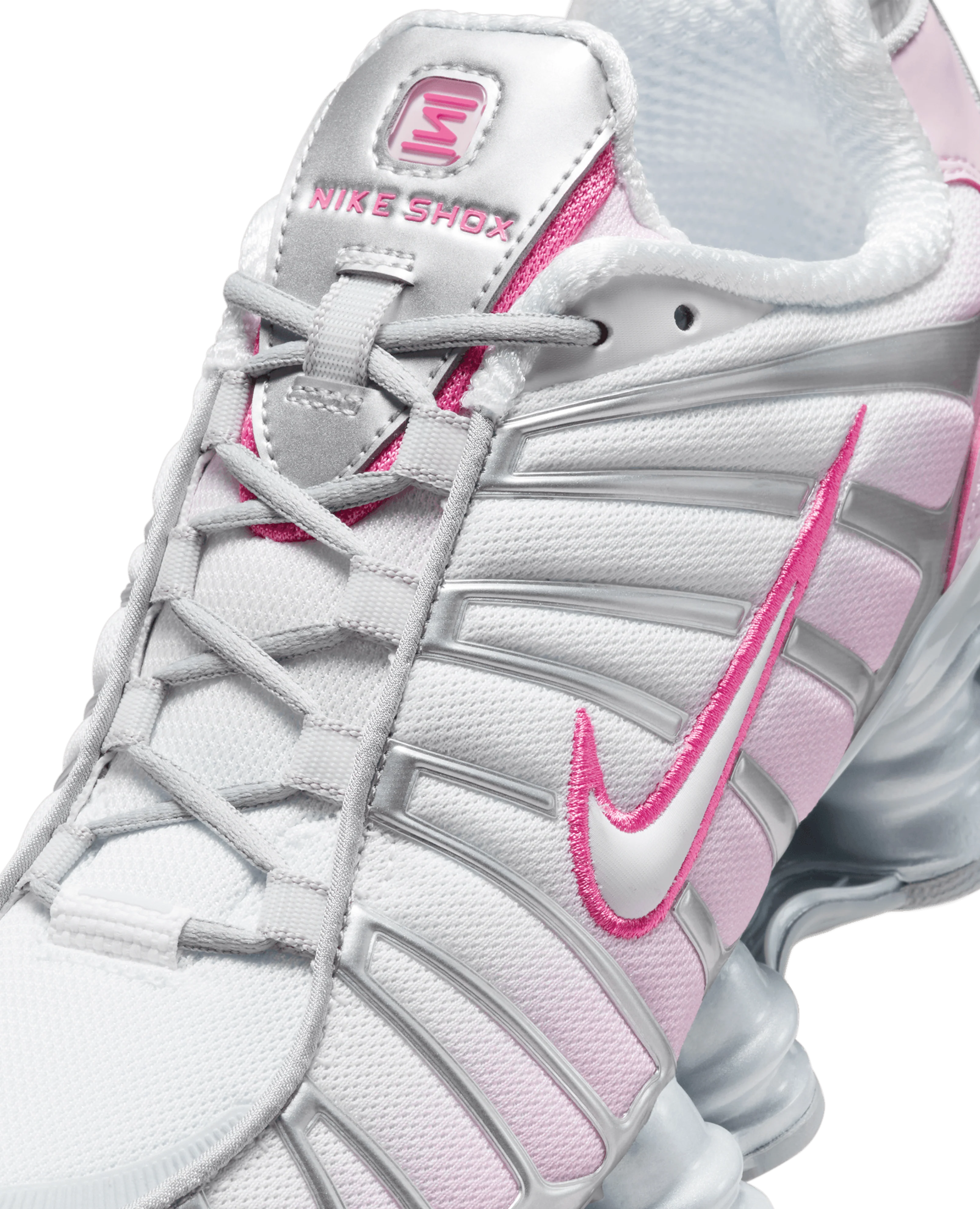 Nike WMNS Shox TL (MTLC Plantinum/Pinksicle-Pink Foam-White) - Image 4