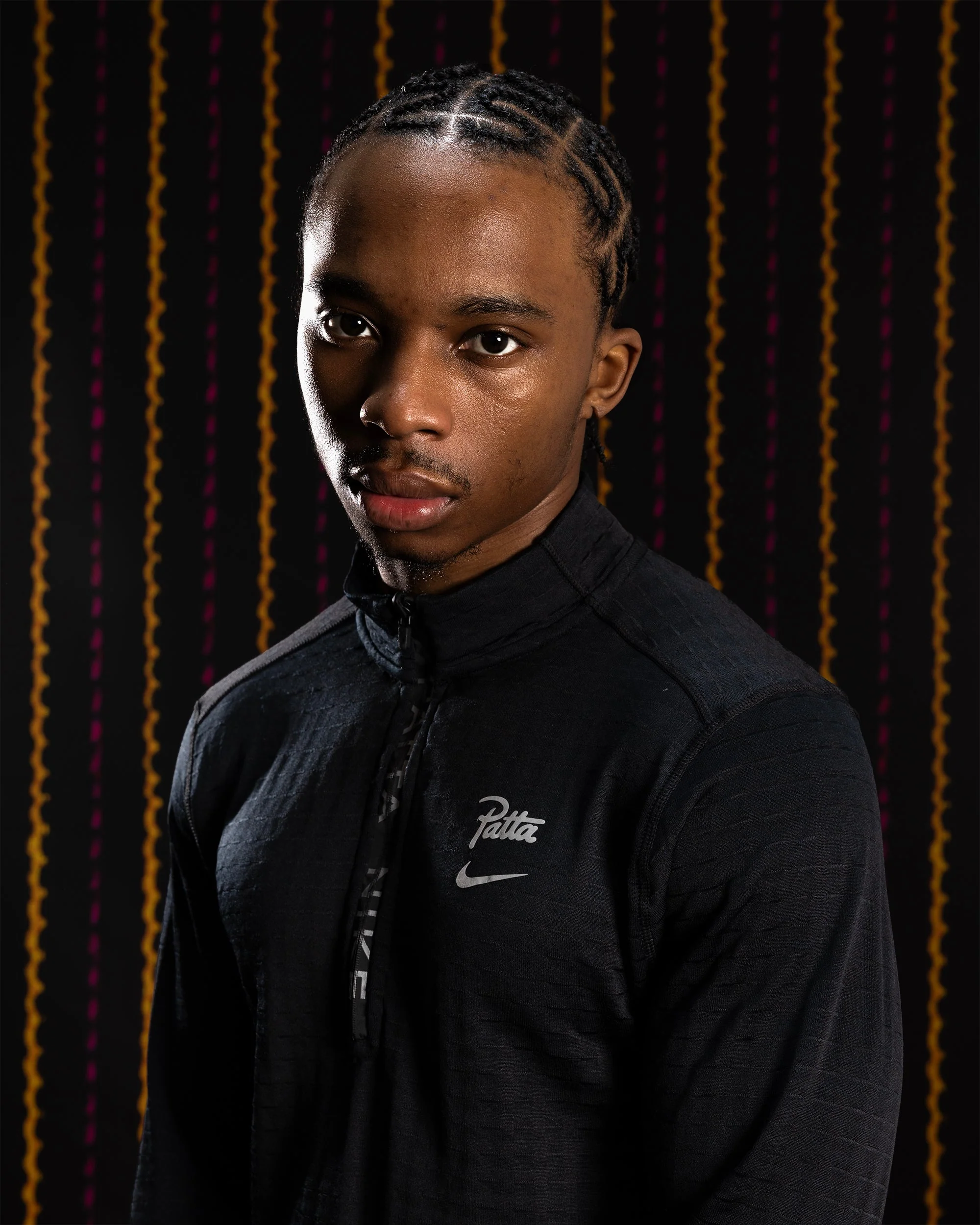 Nike x Patta Running Team Half-Zip Longsleeve (Black) - Image 3