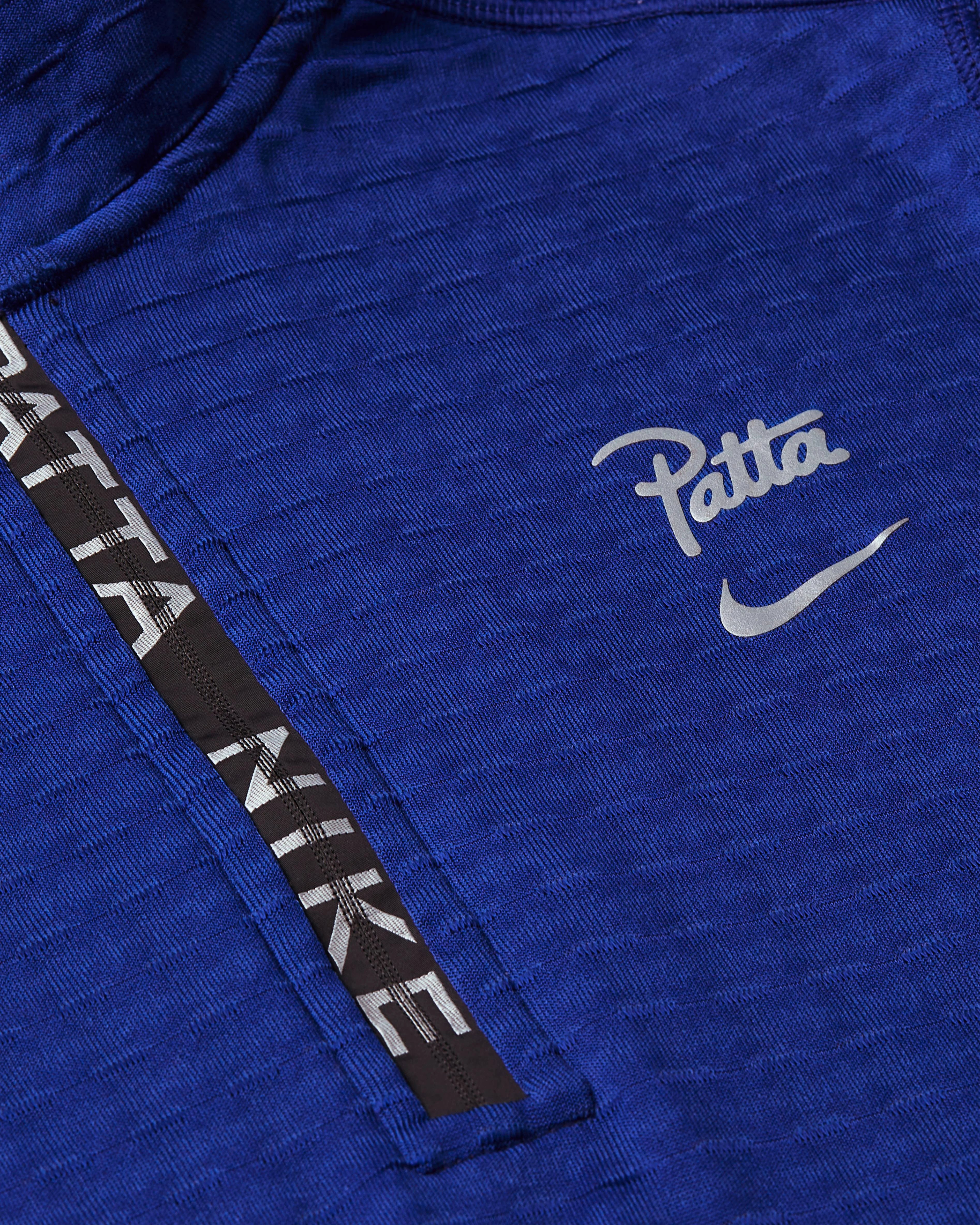 Nike x Patta Running Team Half-Zip Longsleeve (Deep Royal Blue) - Image 8