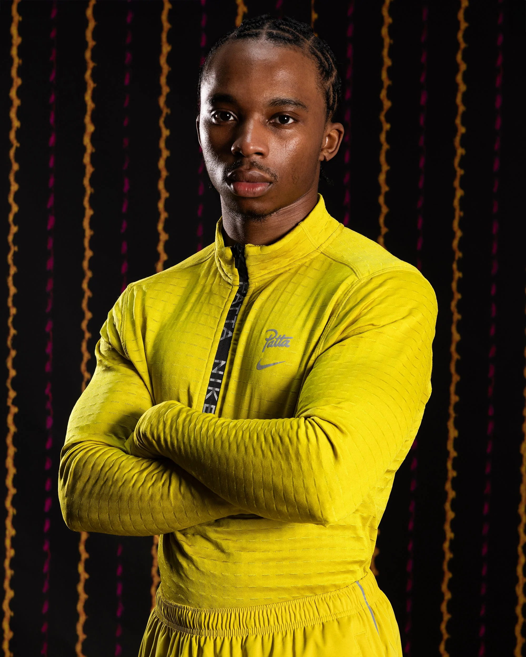 Nike x Patta Running Team Half-Zip Longsleeve (Saffron Quartz) - Image 3