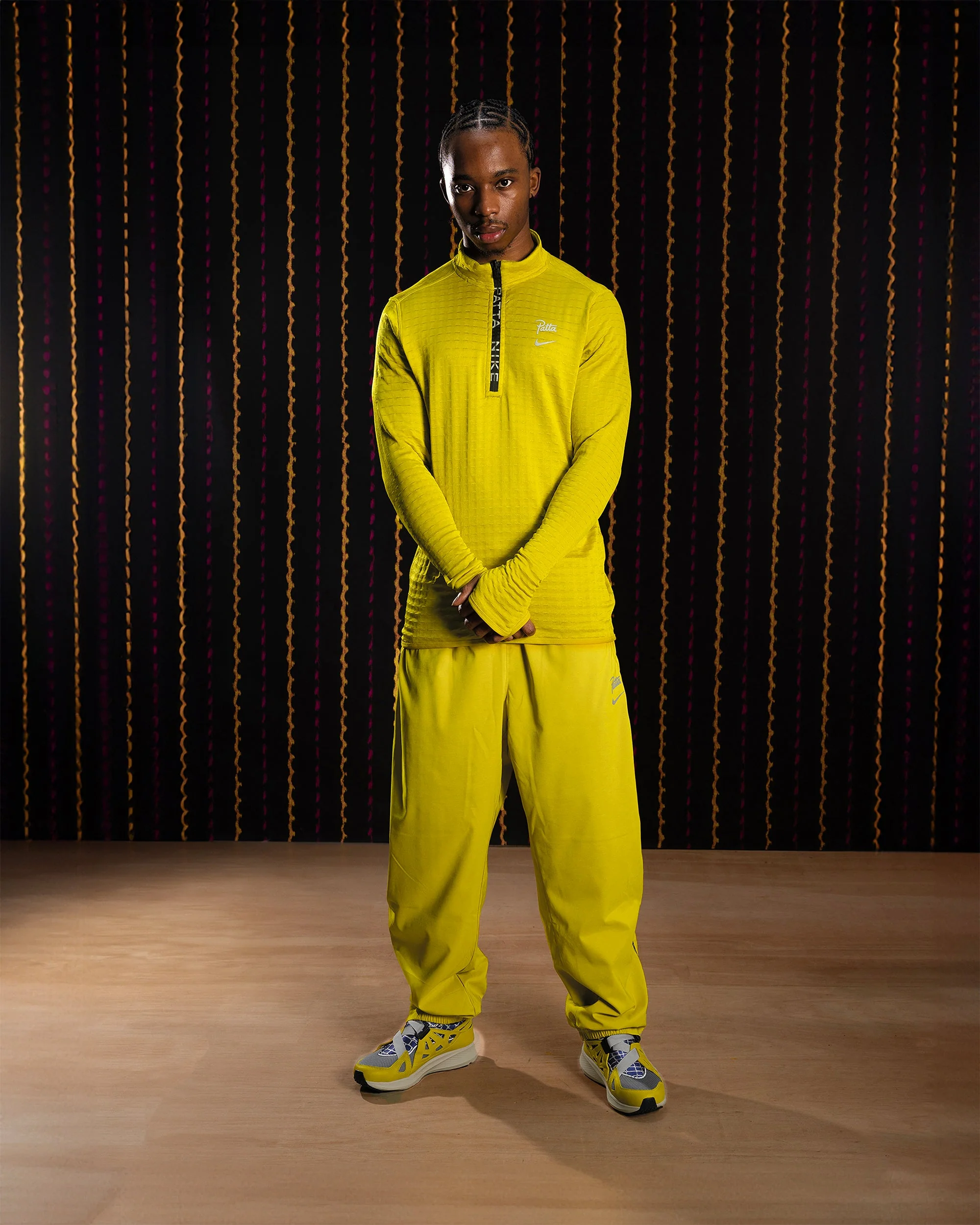 Nike x Patta Running Team Half-Zip Longsleeve (Saffron Quartz) - Image 4
