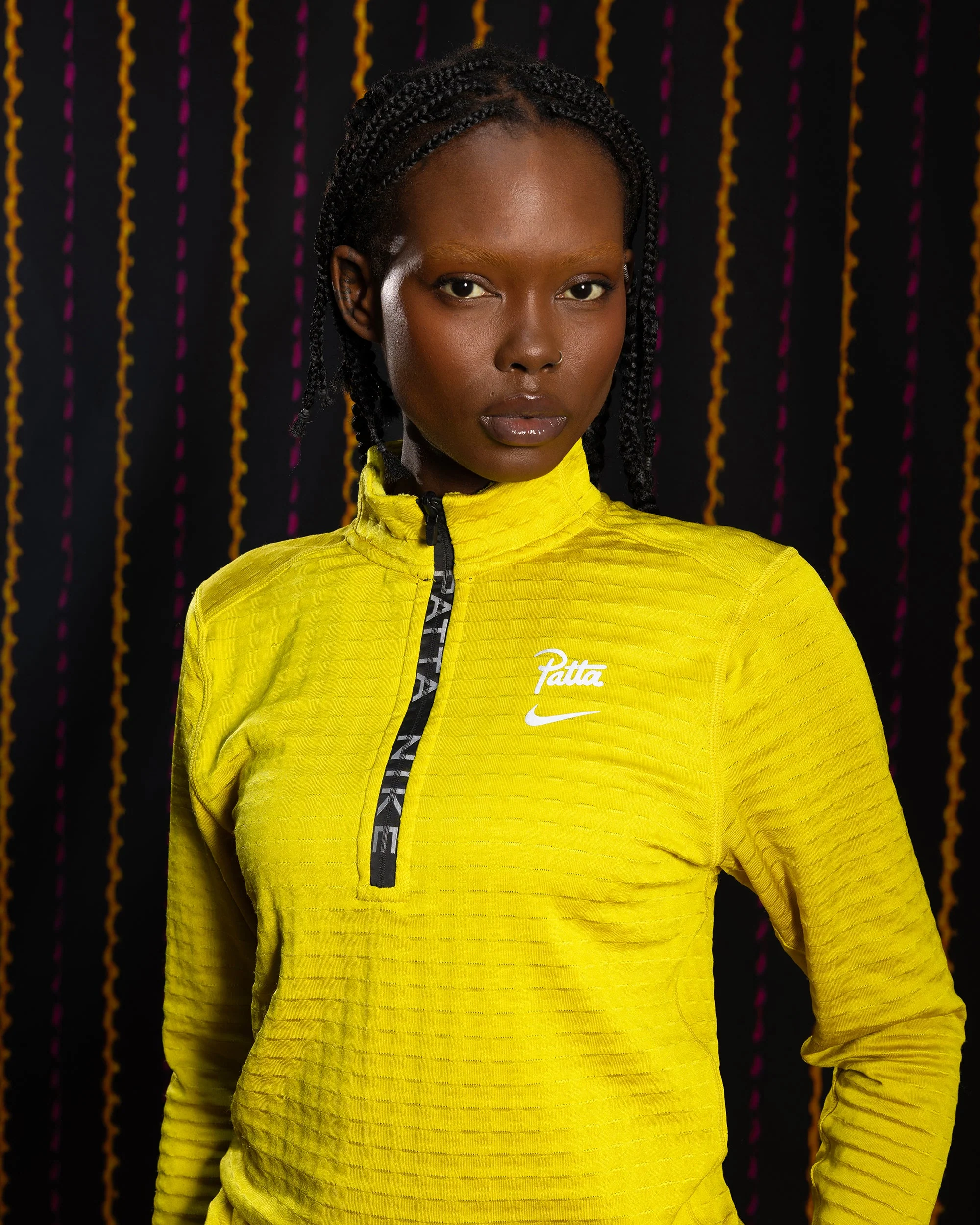 Nike x Patta Running Team Half-Zip Longsleeve (Saffron Quartz) - Image 6