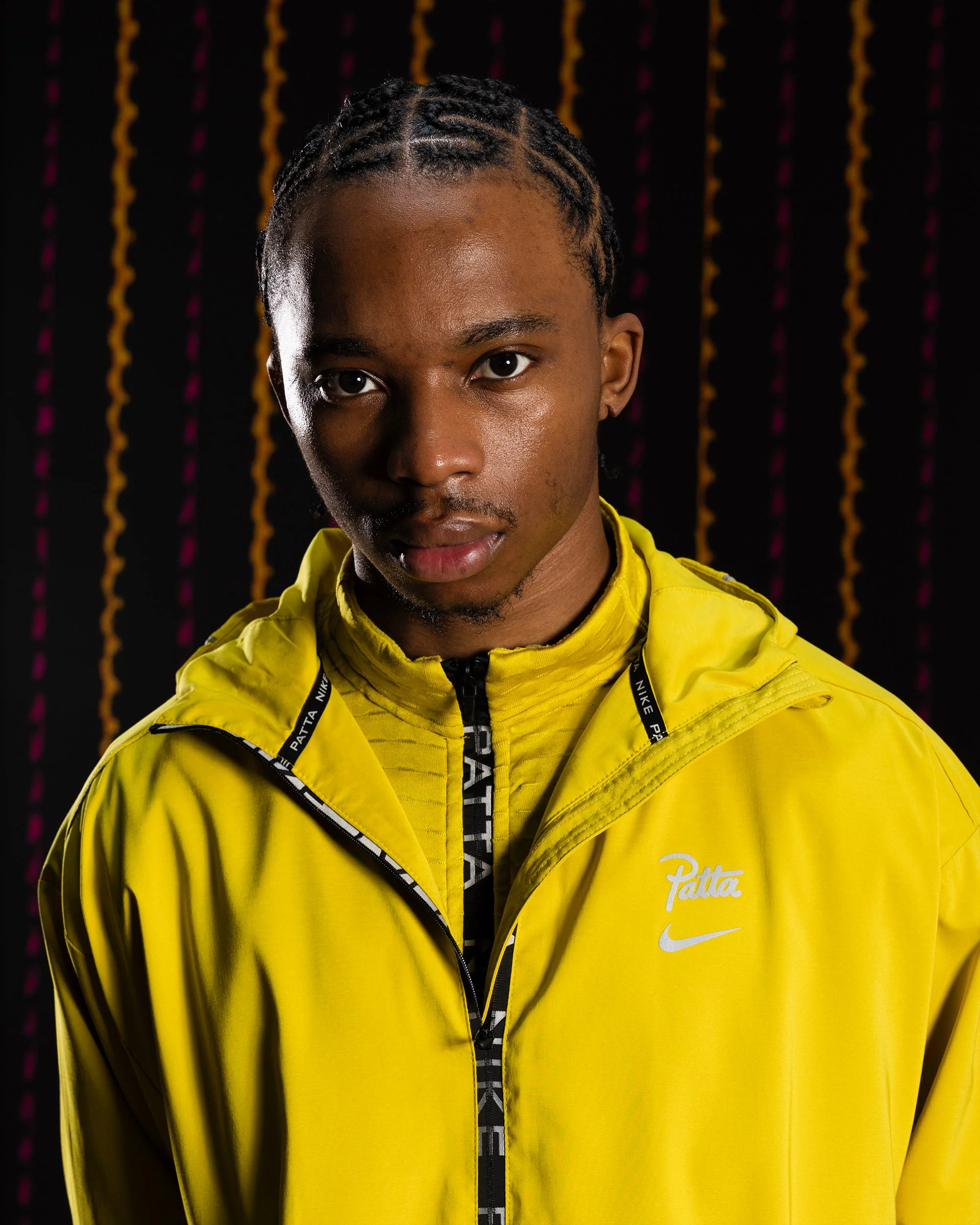 Nike x Patta Running Team Hooded Track Jacket (Saffron Quartz) - Image 4