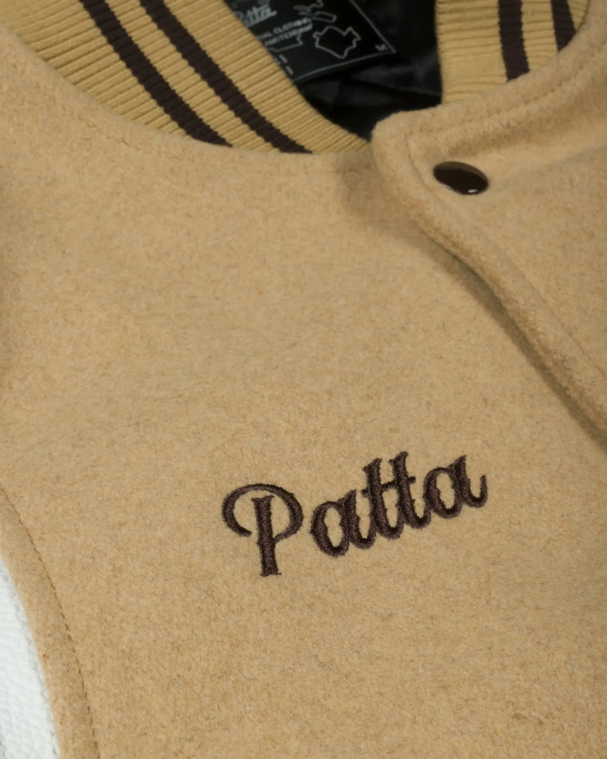 Patta Athletic P Houndstooth Varsity Jacket (Starfish) - Image 10