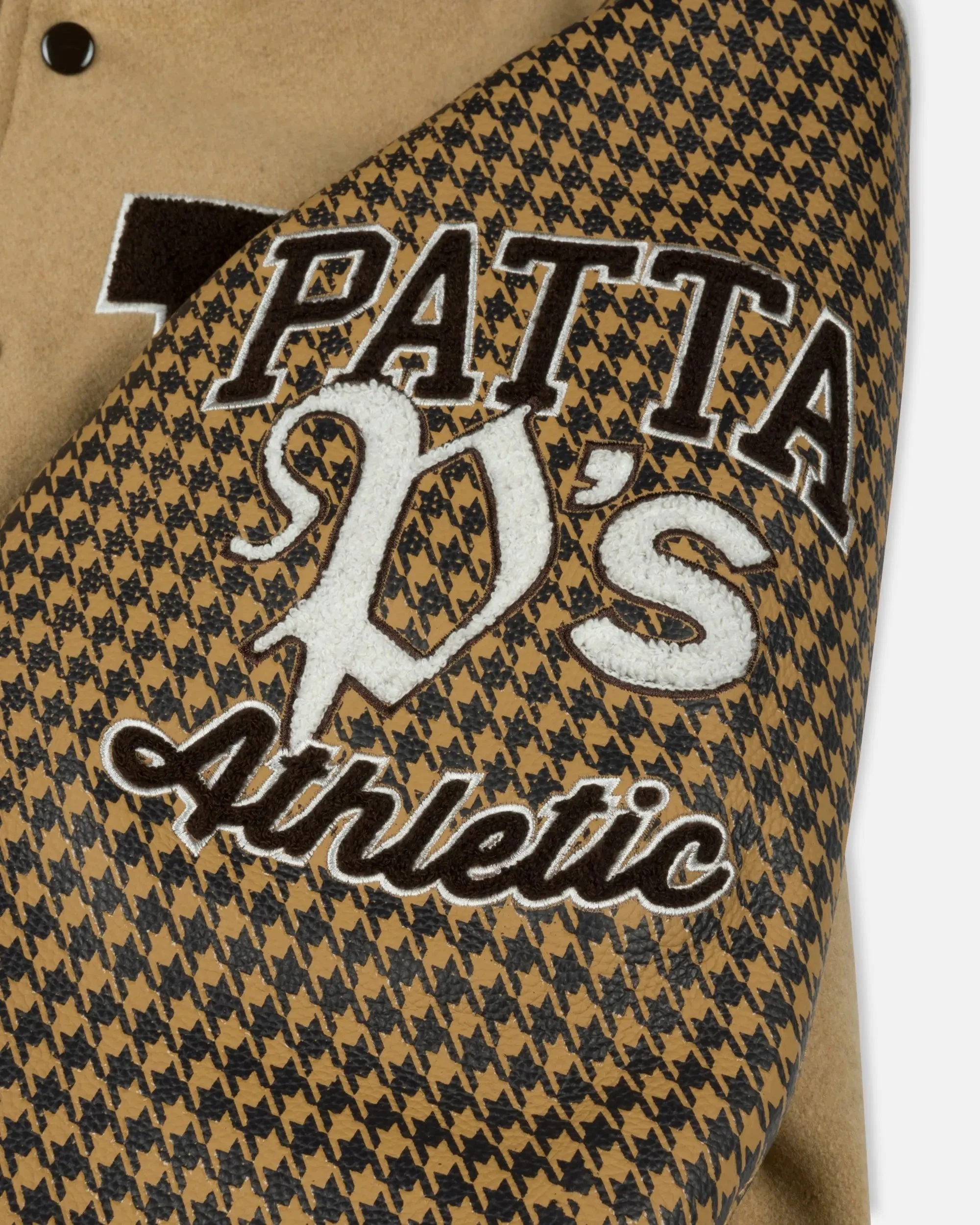 Patta Athletic P Houndstooth Varsity Jacket (Starfish) - Image 7