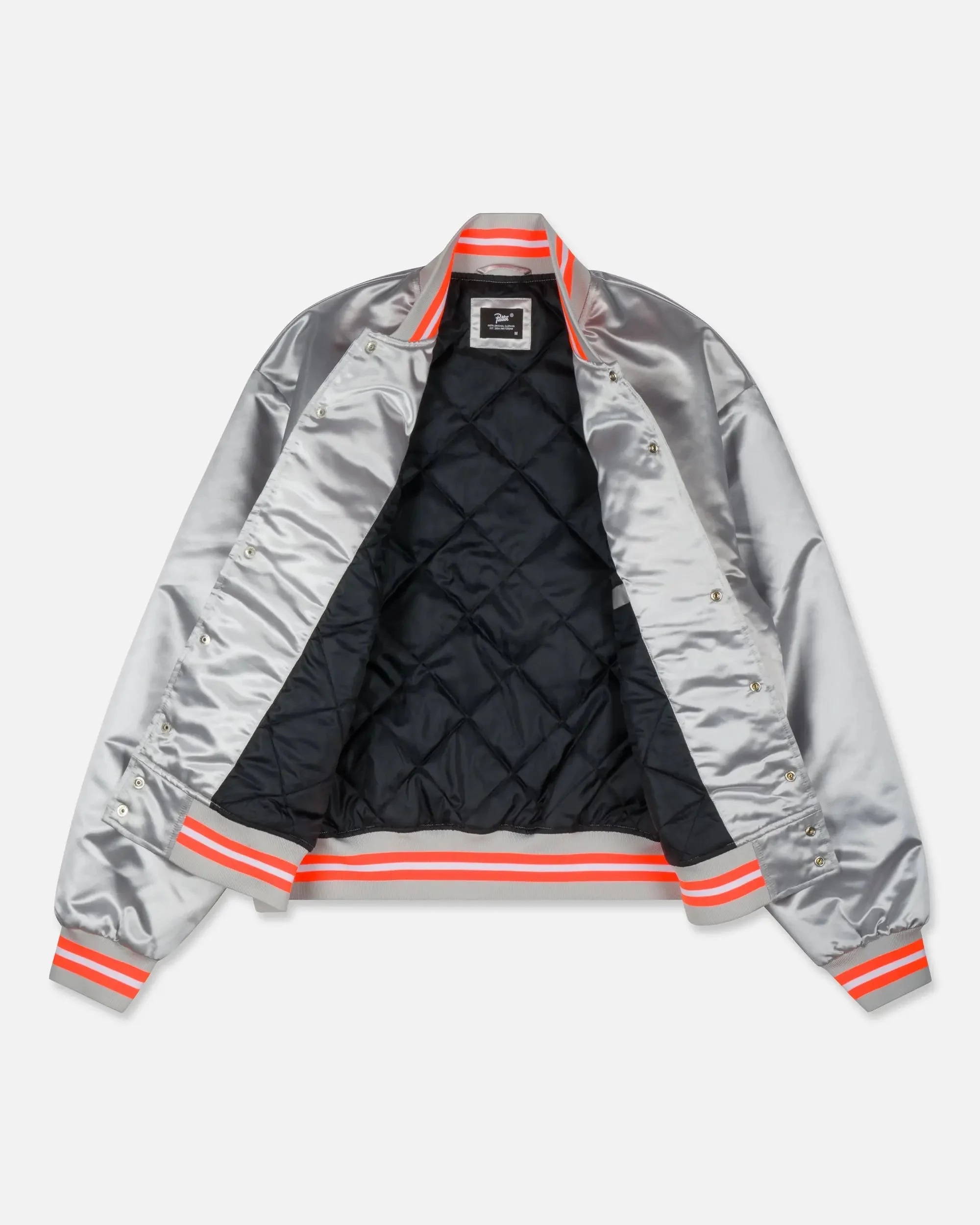 Patta Classic Satin Bomber Jacket (Lunar Rock) - Image 5