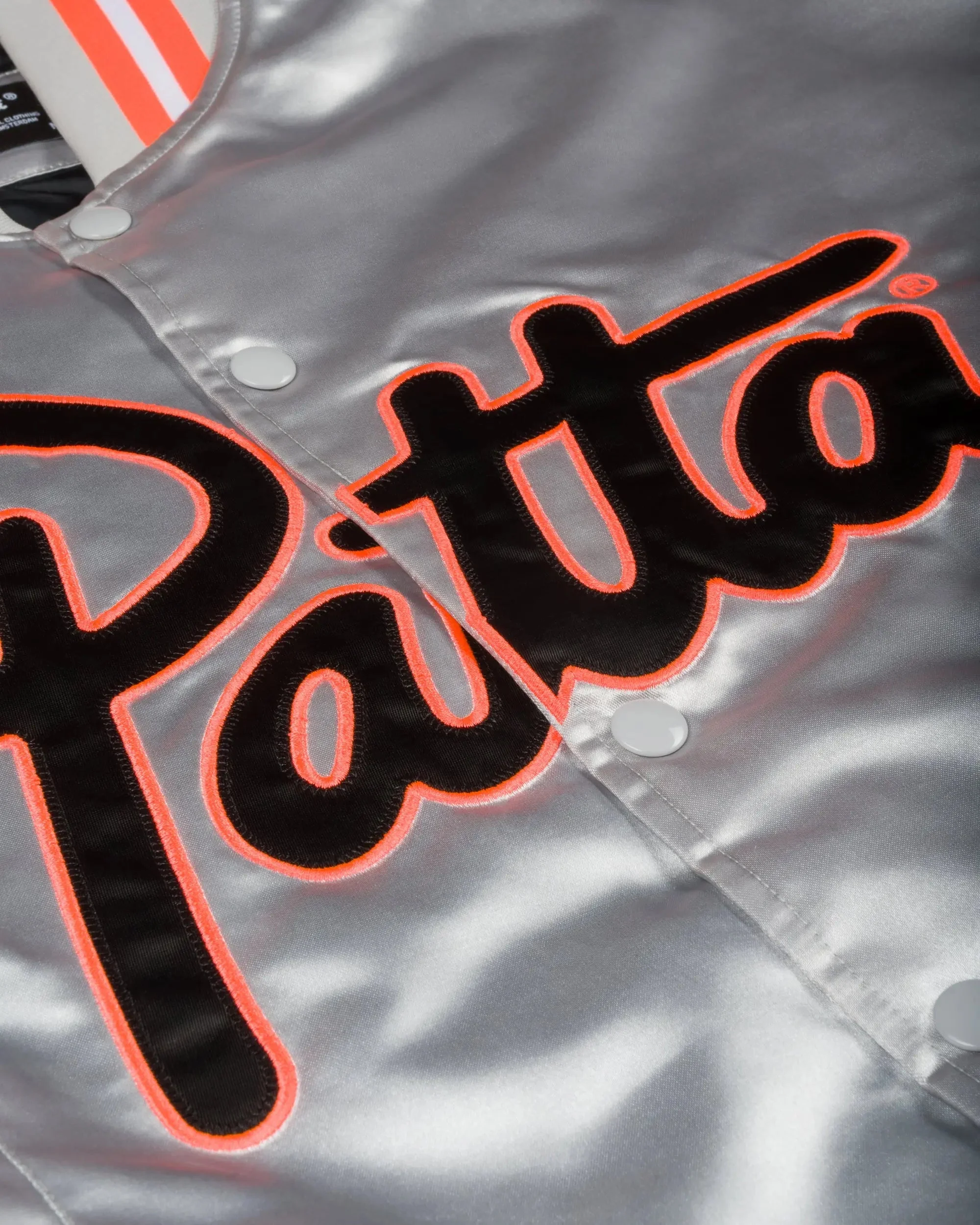 Patta Classic Satin Bomber Jacket (Lunar Rock) - Image 6