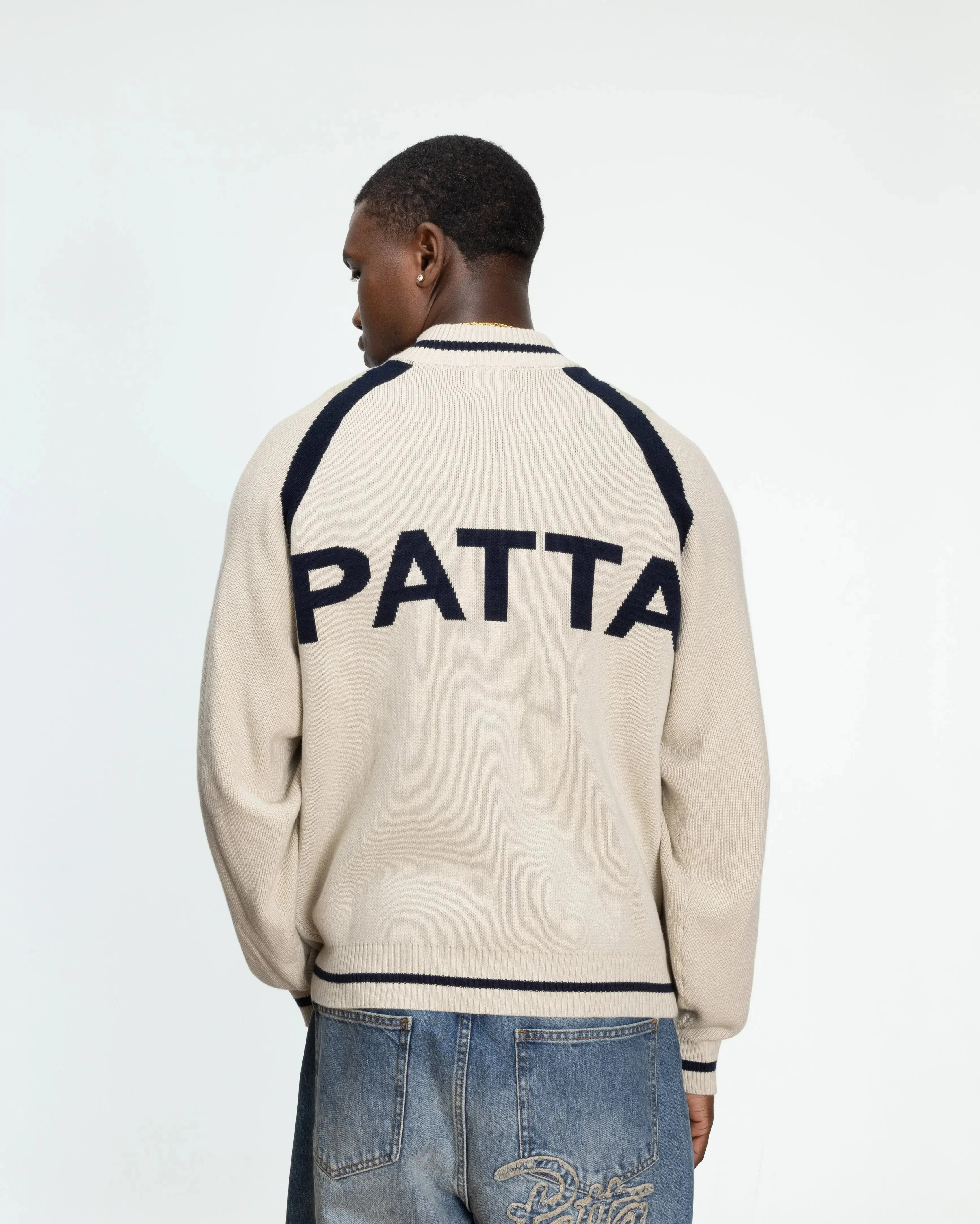 Patta Track Top Cardigan (Vaporous Grey) - Image 4