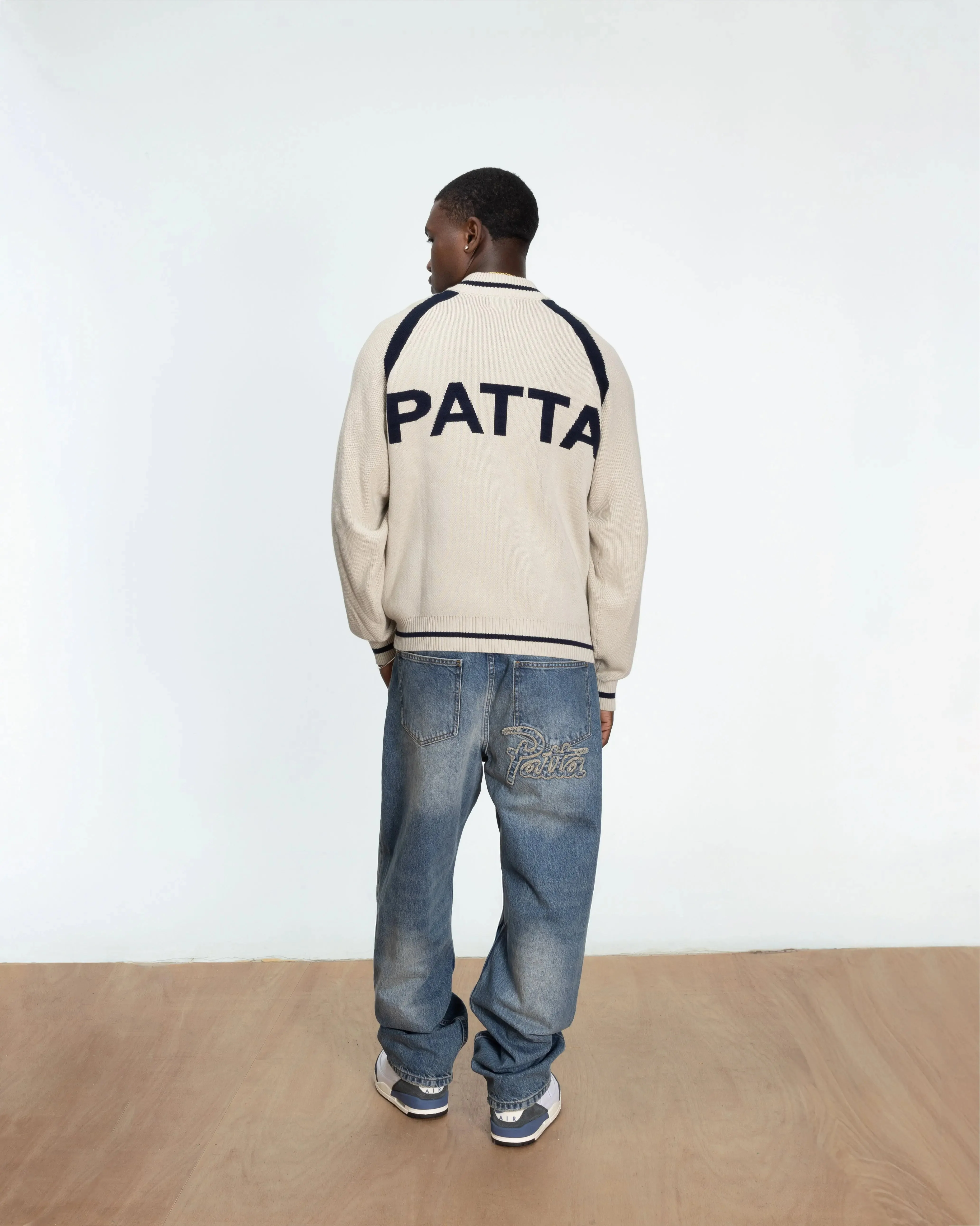 Patta Track Top Cardigan (Vaporous Grey) - Image 7