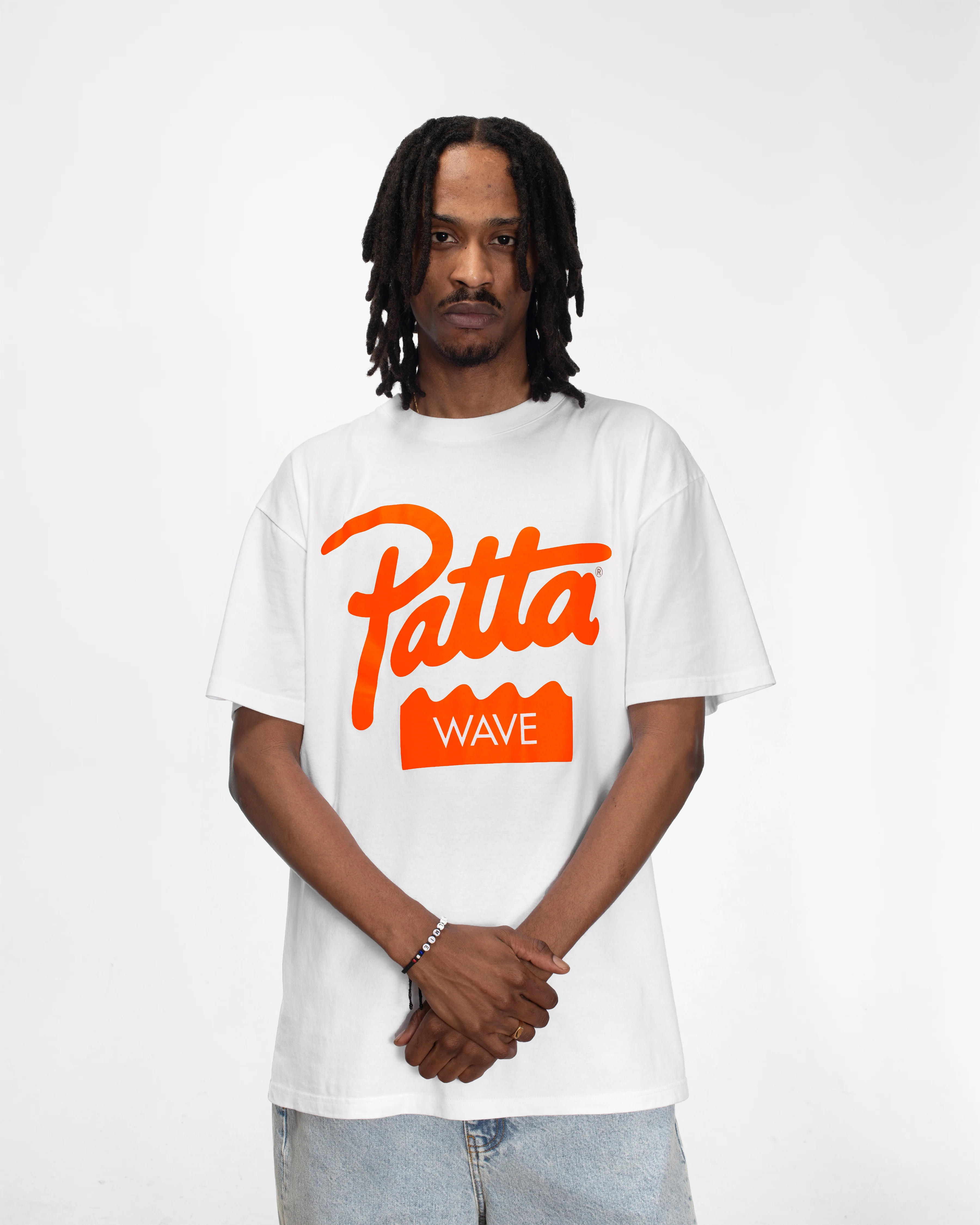 Patta Wave T-Shirt (White) - Image 3