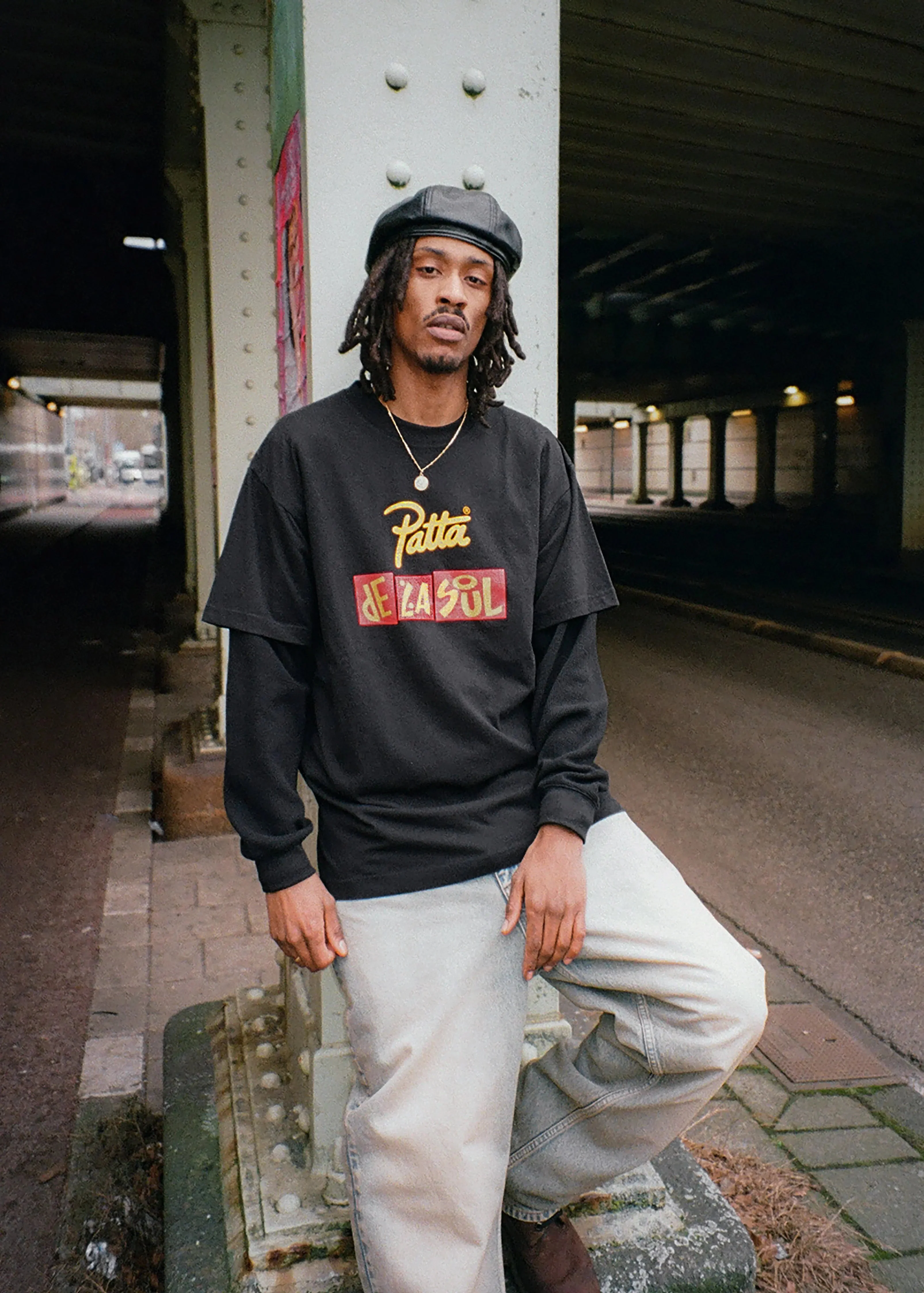 Patta x De La Soul Buhloone State Of Mind T-Shirt (Black) - Image 3