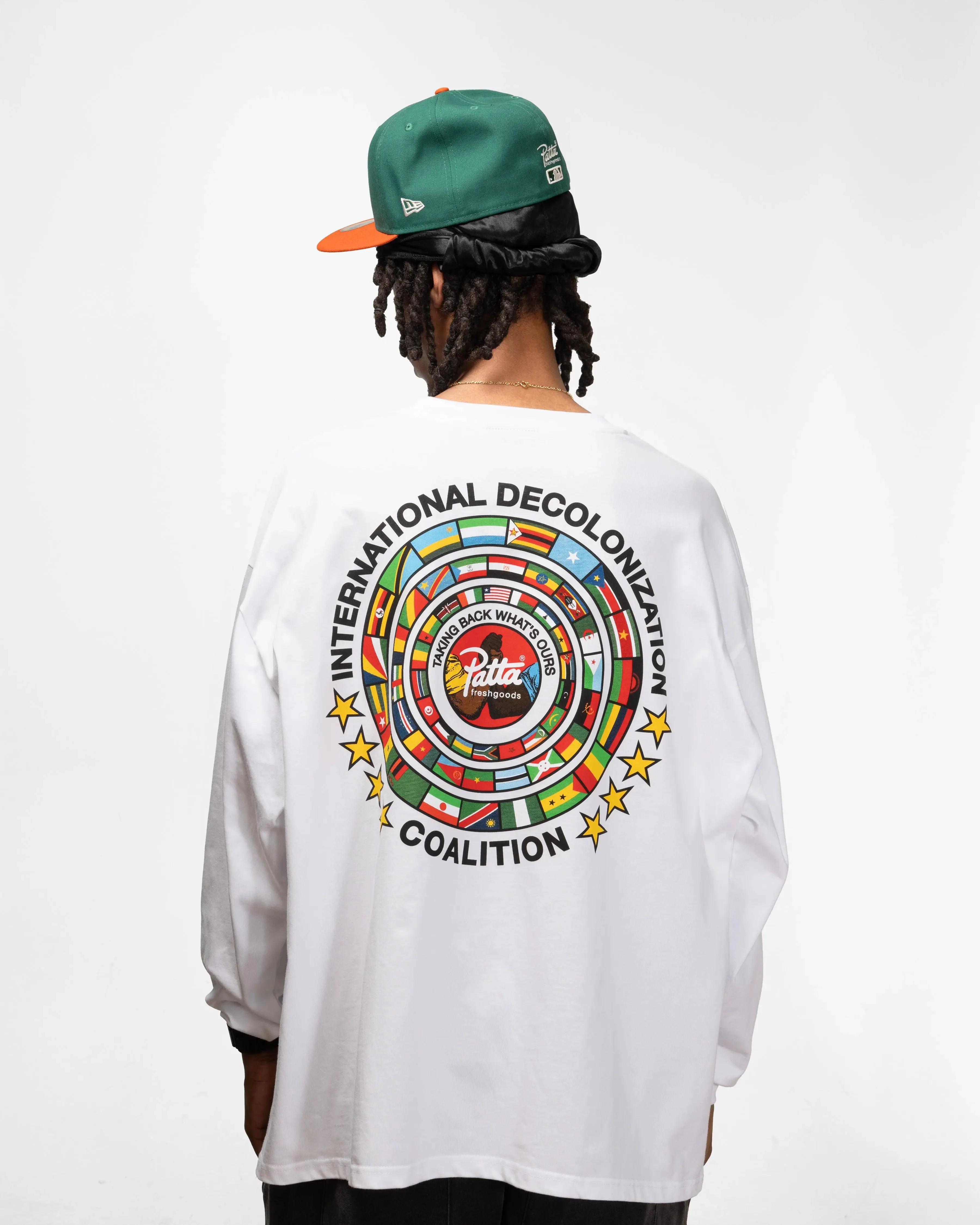 Patta x Joe Freshgoods Coalition Long Sleeve T-Shirt (White) - Image 4