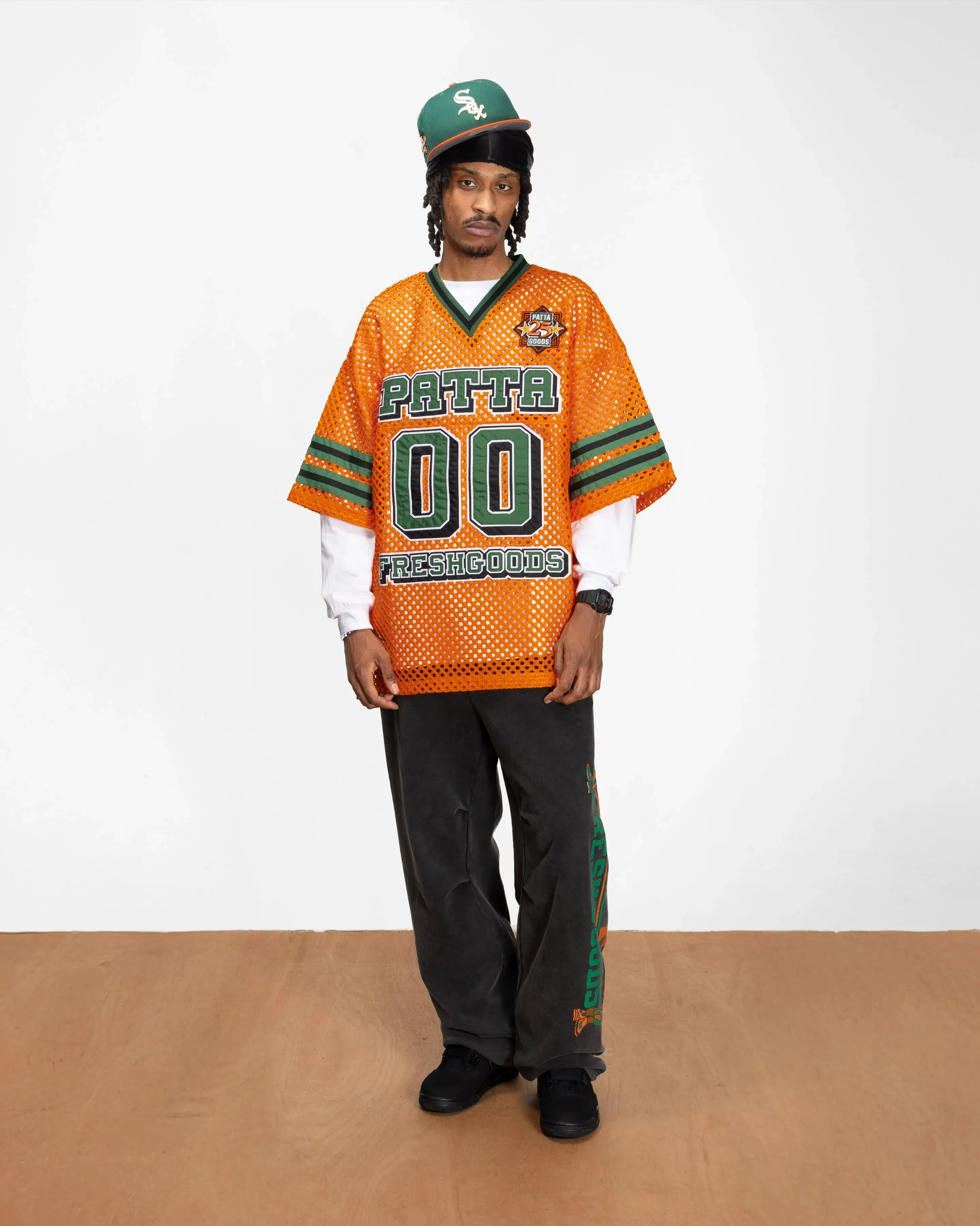 Patta x Joe Freshgoods Football Top (Orange) - Image 3