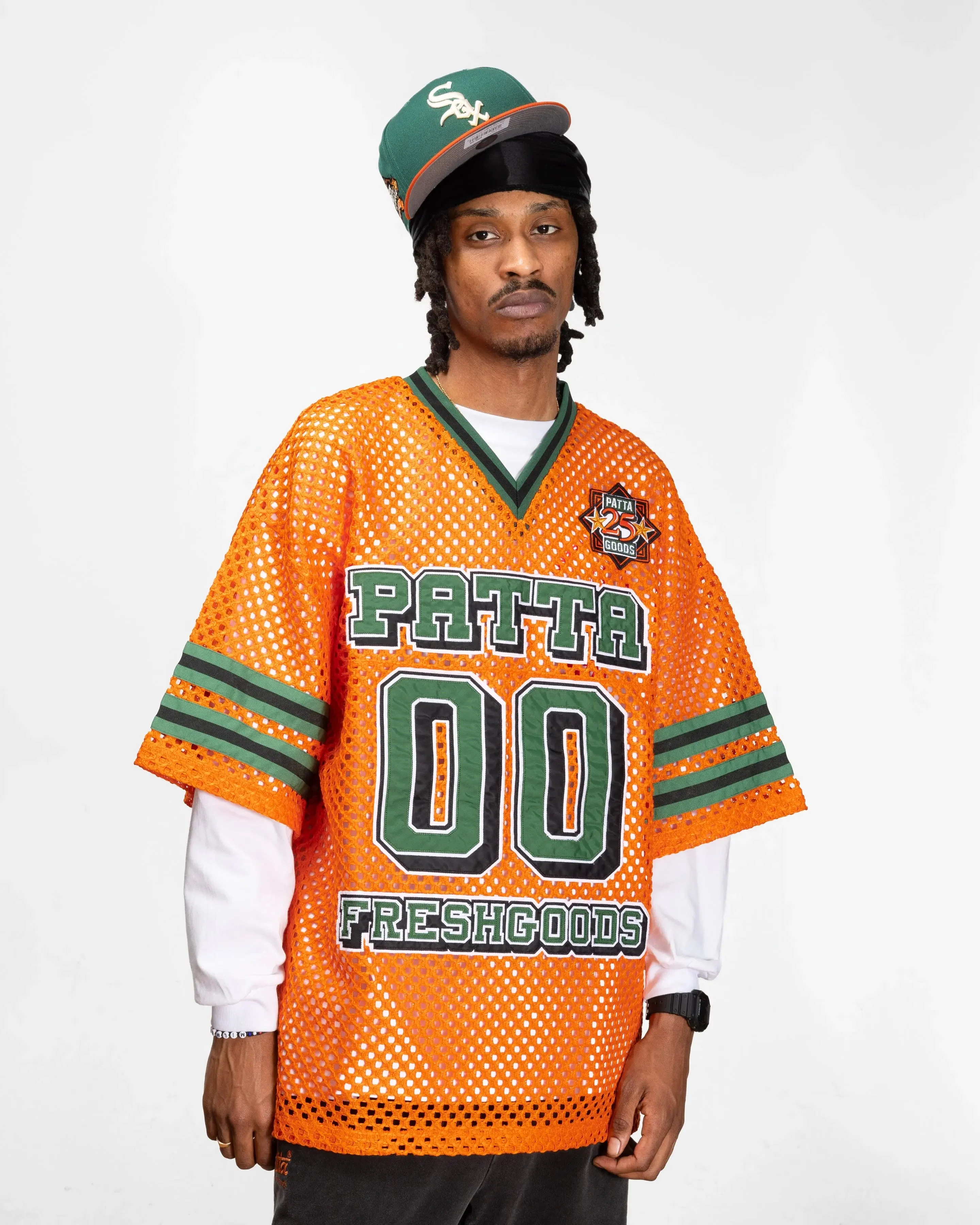 Patta x Joe Freshgoods Football Top (Orange) - Image 4