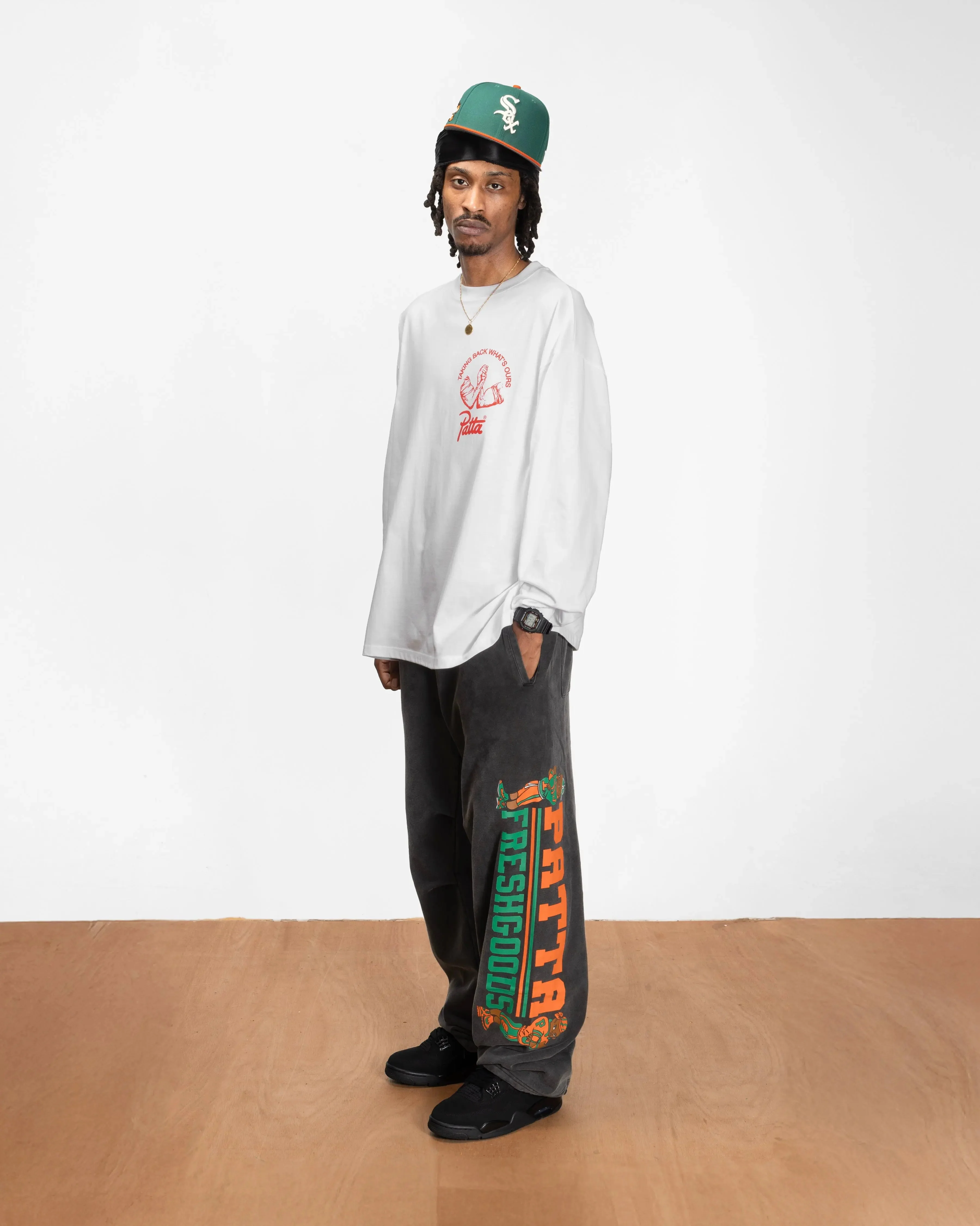 Patta x Joe Freshgoods Sweatpants (Black) - Image 3