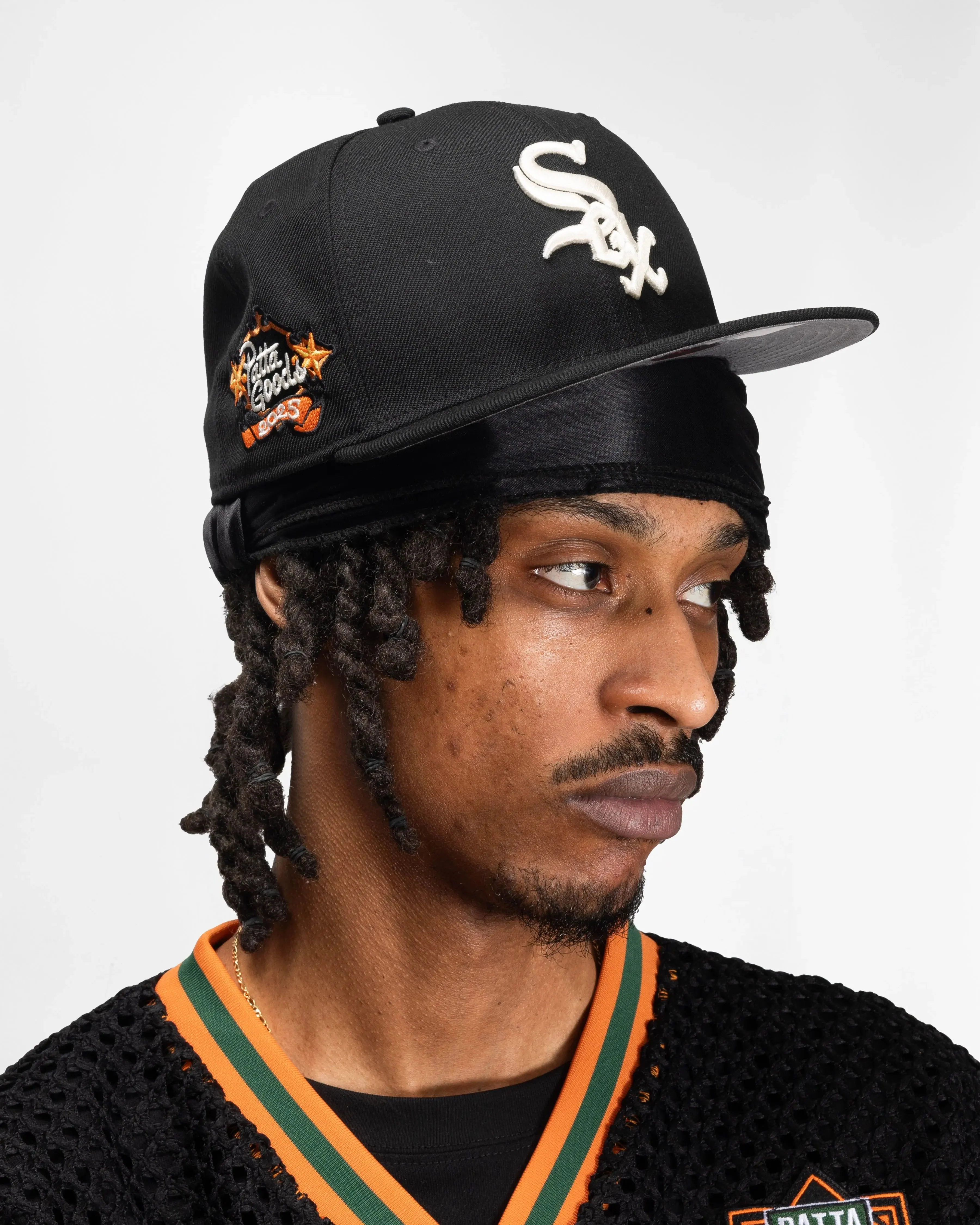 Patta x Joe Freshgoods White Sox New Era Fitted Cap (Black) - Image 5